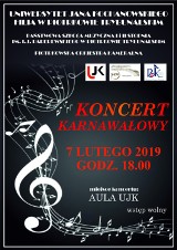 Koncert  Karnawałowy Uniwersytetu Jana Kochanowskiego oraz Państwowej Szkoły Muzycznej w Piotrkowie
