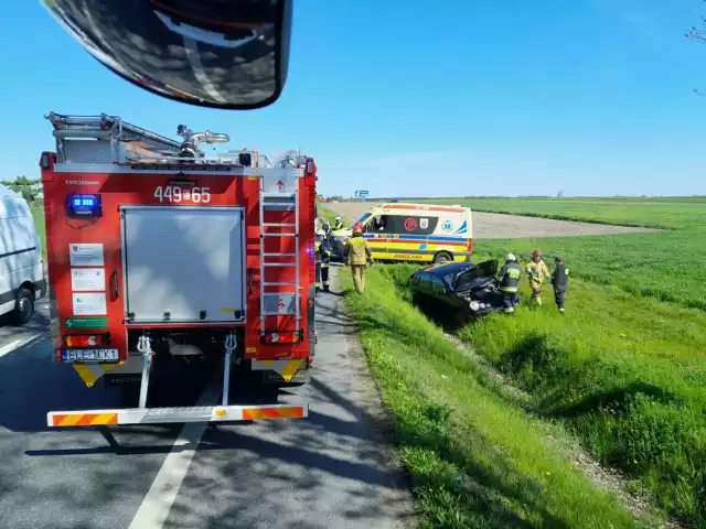 Do zdarzenia doszło w czwartek (11 maja) chwilę przed 10 na drodze krajowej nr 91 w miejscowości Walew w gminie Daszyna.