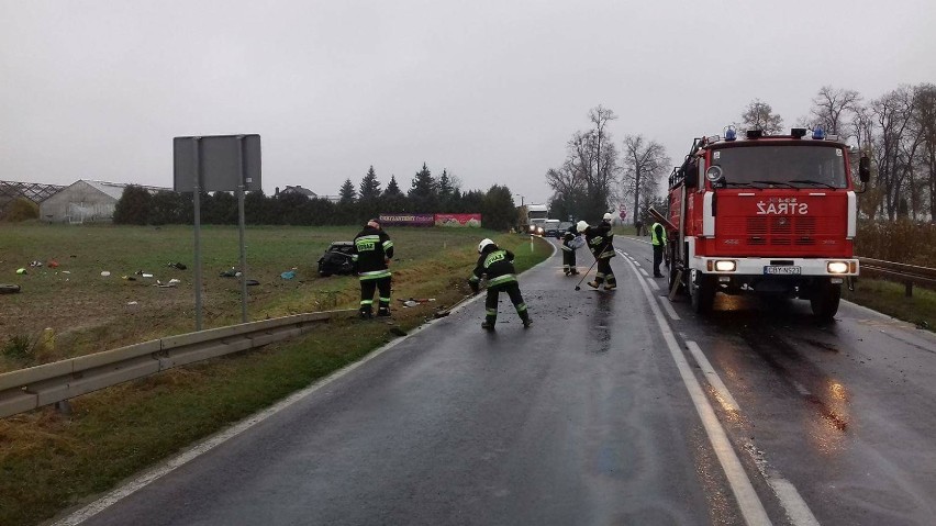 Do groźnego wypadku doszło w piątek (10.11) w Mąkowarsku,...
