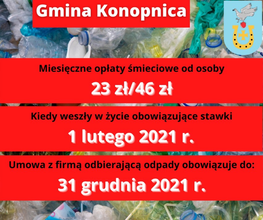 Gminy Skomlin, Ostrówek, Wierzchlas,Osjaków i Konopnica podniosły opłaty śmieciowe ZOBACZ STAWKI