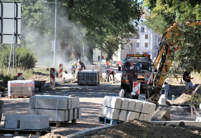 Roboty na ul. Partyzantów w Zamościu