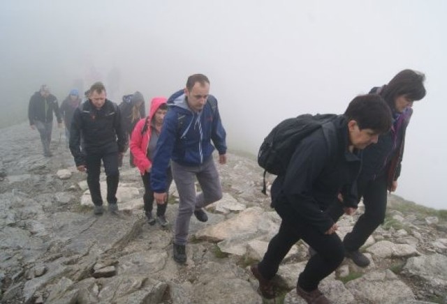 Tatry powitały włoszczowian mglistą pogodą.