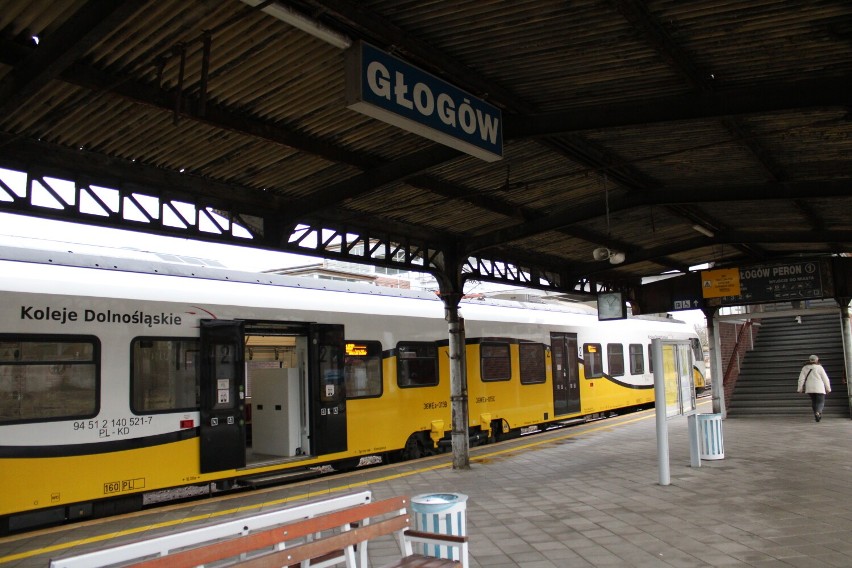 Pociąg KD w Głogowie
