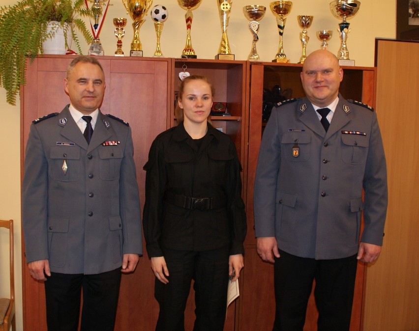 Nowa policjantka złożyła ślubowanie w KPP w Radomsku