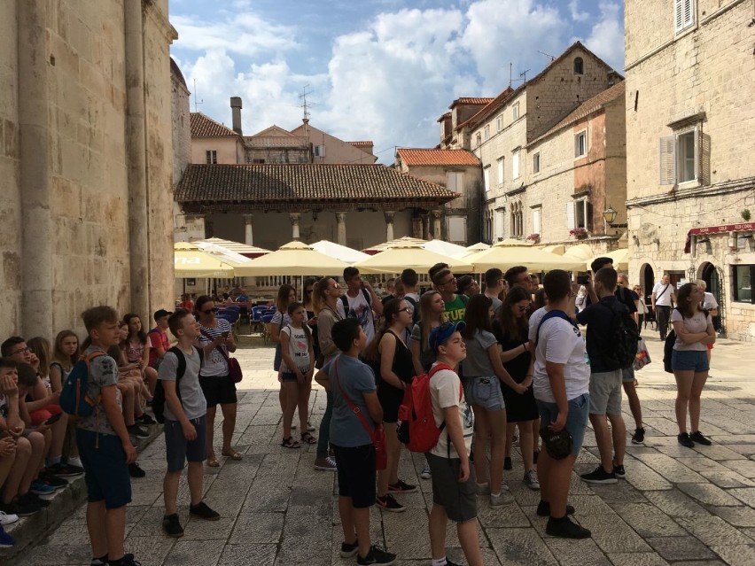 Uczniowie łęczyckiej "Jedynki" na zielonej szkole w Chorwacji [ZDJĘCIA]