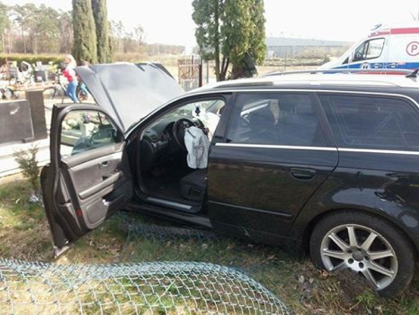 Wypadek na trasie Jabłonna- Wioska FOTO