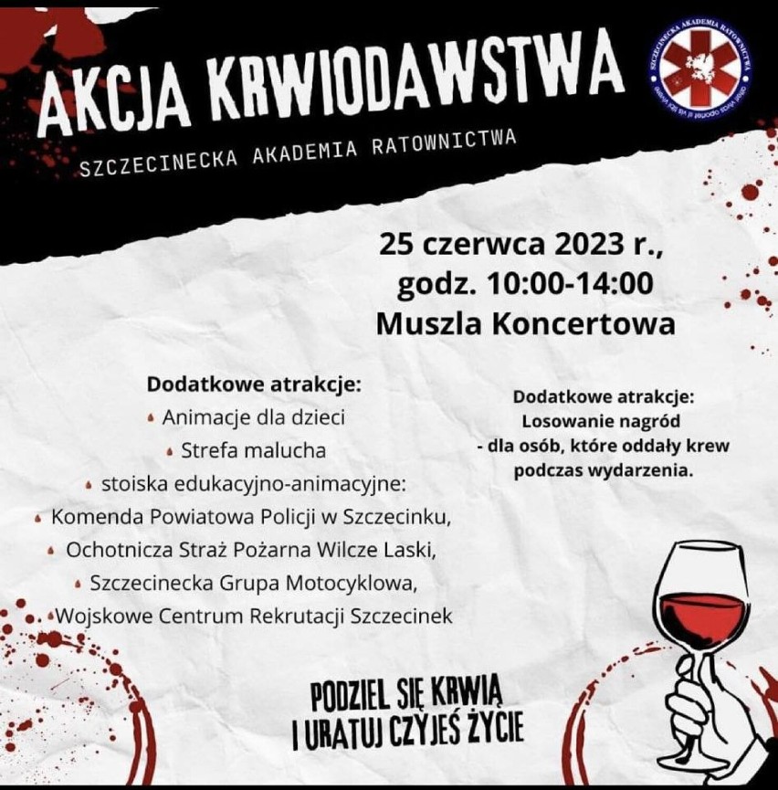 Akcja krwiodawstwa w Szczecinku. Już w niedzielę (25 czerwca) - przyjdź i pomóż