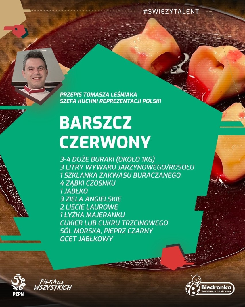 Świąteczne przepisy od szefa kuchni reprezentacji Polski [KONKURS]