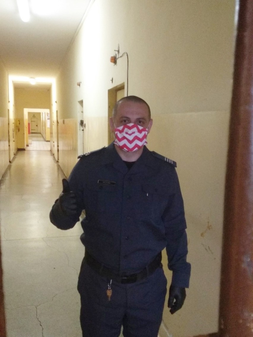 #zarażamydobrem - Ochronne maseczki z akcji "Choszczno szyje - by pomóc" trafiły do Zakładu Karnego w Stargardzie