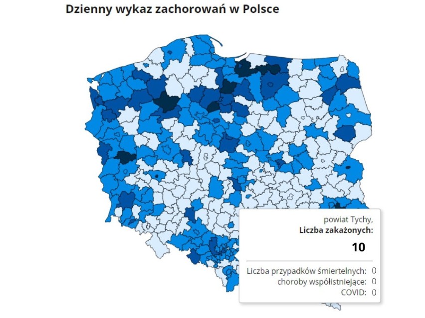 Zakażenia koronawirusem na Śląsku. Raport z dnia 17 stycznia