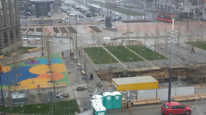 Przebudowa centrum Katowic - nowy rynek w Katowicach