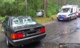 Wypadki w powiecie lubartowskim: Dwie osoby ranne po wypadku w Przytocznie (ZDJĘCIA)