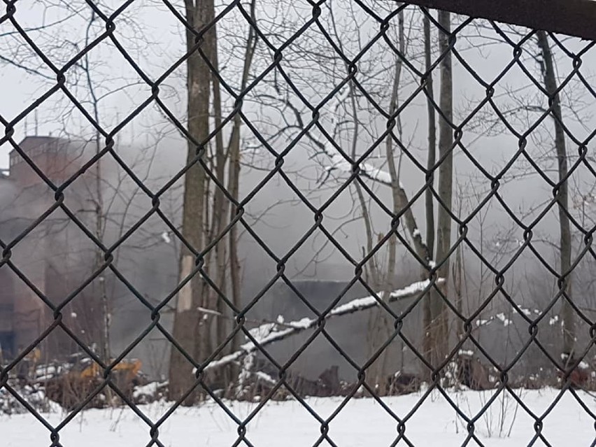 Pożar KWK Centrum w Bytomiu (6.02.2019)