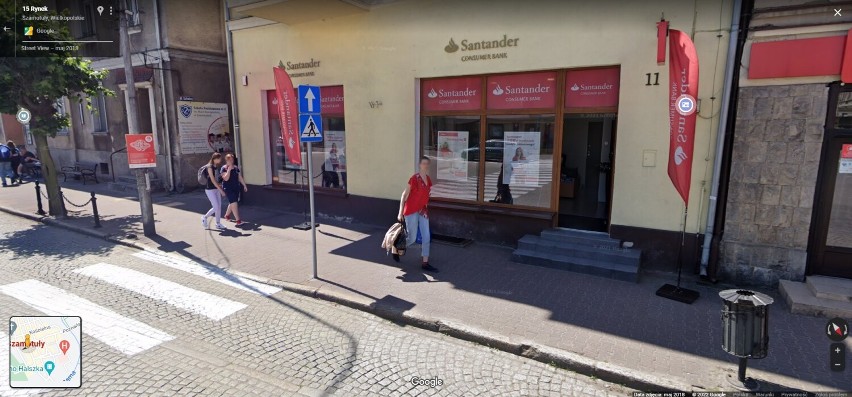 Samochód Google Street View w Szamotułach. Kogo przyłapało czujne oko kamery? Zobacz zdjęcia z centrum miasta
