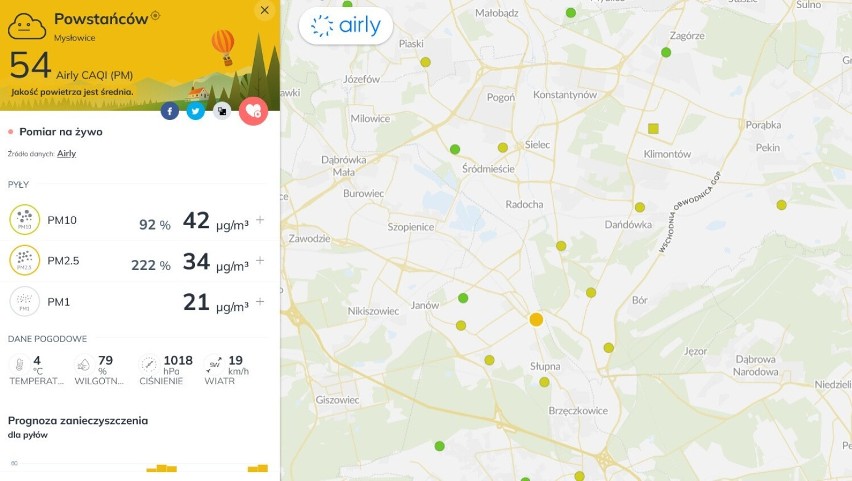 Takim powietrzem oddychamy w Śląskiem 28 grudnia. Zobaczcie,...