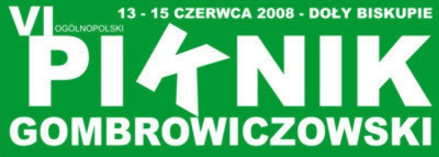 Plakat zapowiadający VI Ogólnopolski Piknik Gombrowiczowski