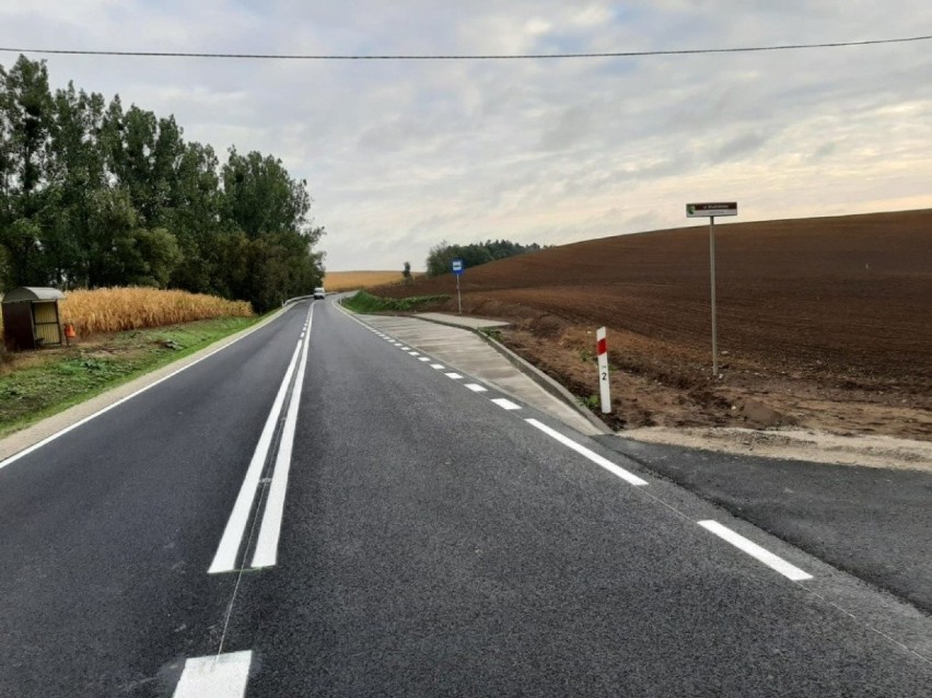 Tak wygląda wyremontowana droga na trasie Gostycyn - Łyskowo