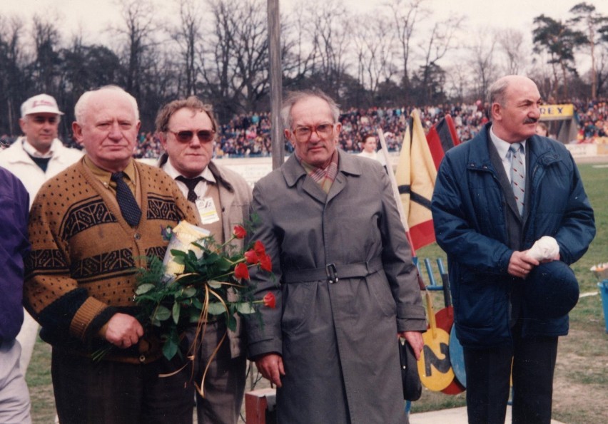 Alfons Kostusiak, Tomasz Nowaczyk, Stefan Mańka i prezes ZO PZM Wacław Lepak