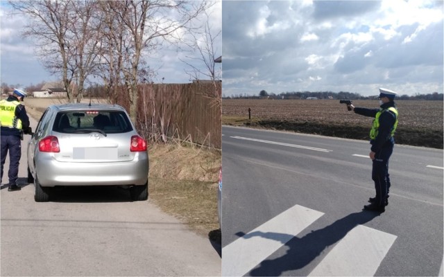 Policyjne działania prędkość na drogach Włocławka i powiatu włocławskiego