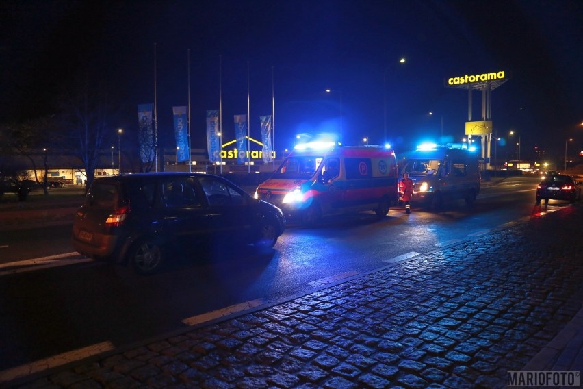 Wypadek na Pużaka w Opolu.