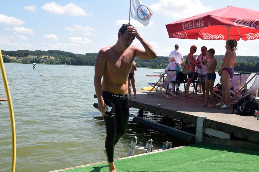 Zawody pływackie w Jeziorze Miejskim - wyniki