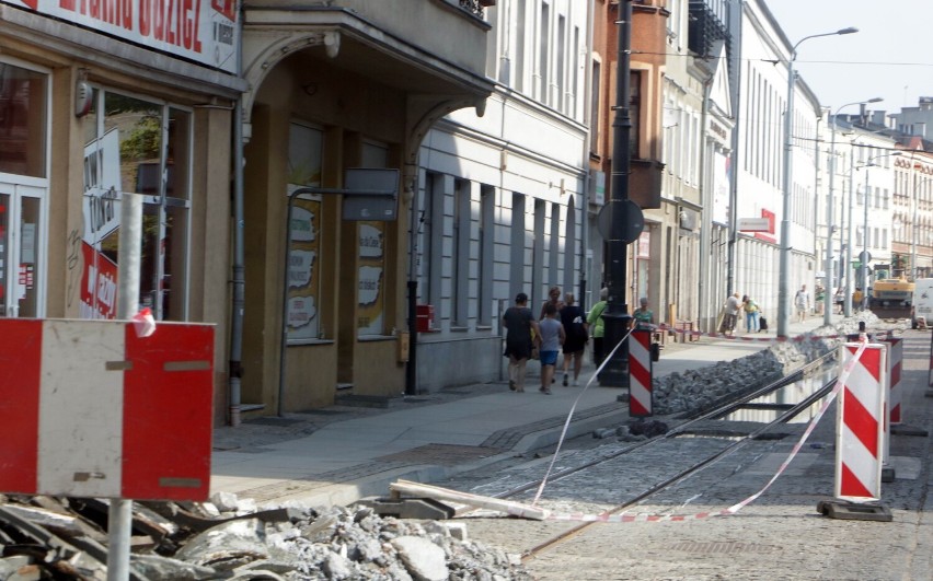 Remont na ul. Wybickiego w Grudziądzu