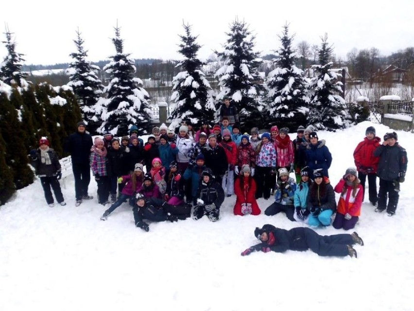 Uczniowie w Tatrach na zimowisku