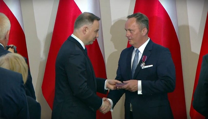 Starosta Marek Bobel odznaczony przez Prezydenta Rzeczypospolitej