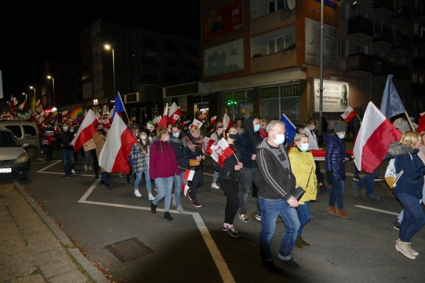Kolejny protest na ulicach Koszalina.