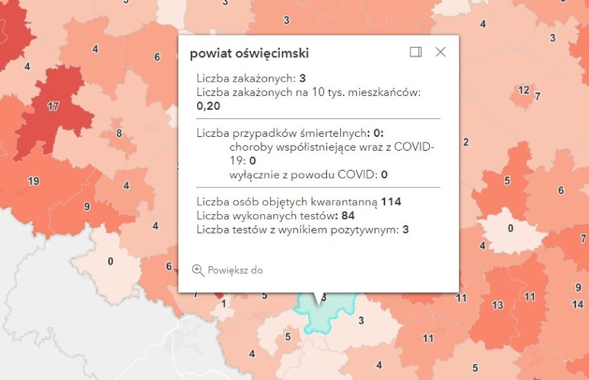 Koronawirus, raport 26 października 2021. Niski - jeszcze - przyrost zakażeń w Oświęcimiu, Olkuszu, Wadowicach. W Chrzanowie „skok” i ofiara