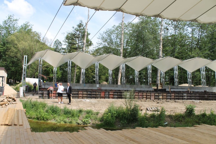 W Turku powstaje amfiteatr ze sceną na wodzie. Trwają prace rewitalizacyjne parku