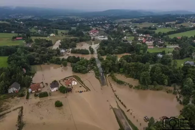 Gmina Myślenice pod wodą, rok 2021