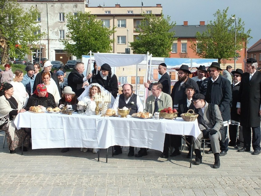 Polsko-żydowskie wesele na Rynku w Wierzbniku.