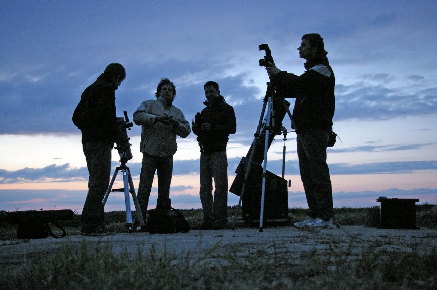 Astronomia jest również sztuką czekania. Niekiedy na moment,...