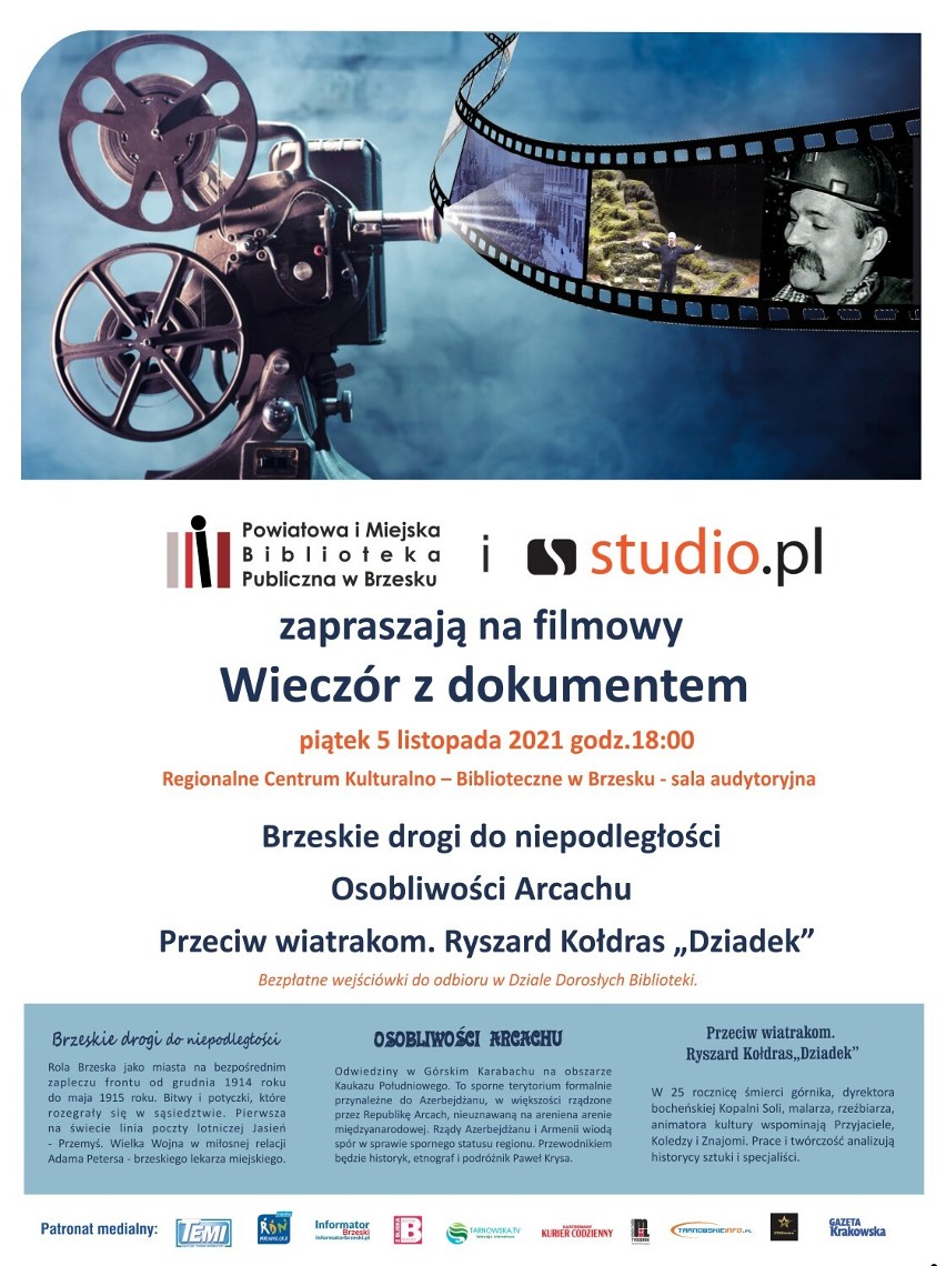 5 listopada w Brzesku będzie można obejrzeć film...