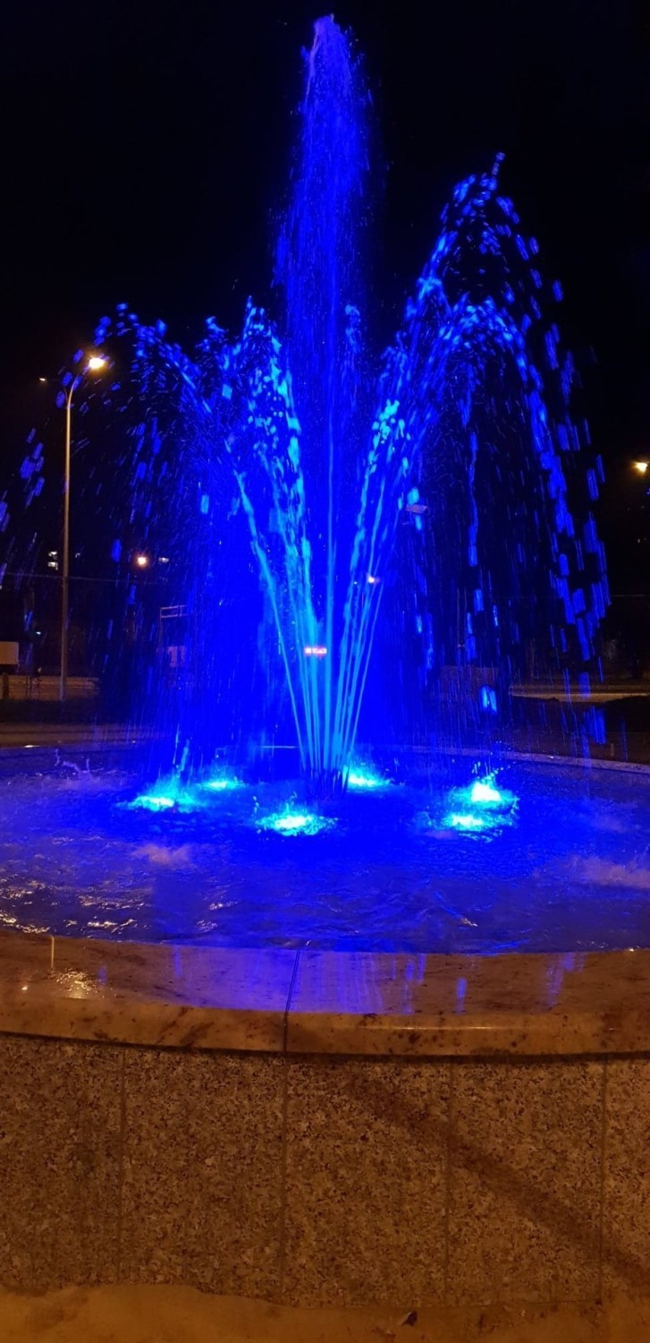 Na skwerze w Kielcach tryska nowa podświetlana fontanna, a będzie jeszcze ciekawy samolot