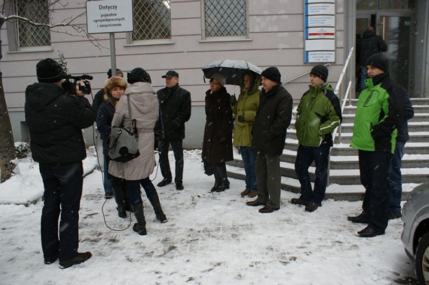 Protest rolników w Koninie