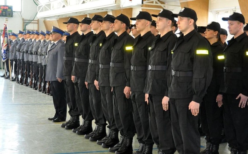 Ślubowanie nowych policjantów w Katowicach [ZDJĘCIA]