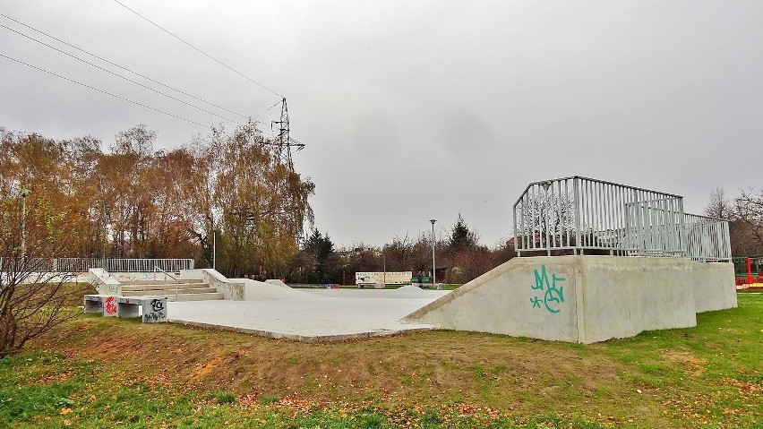 Skatepark na Retkini po przebudowie
