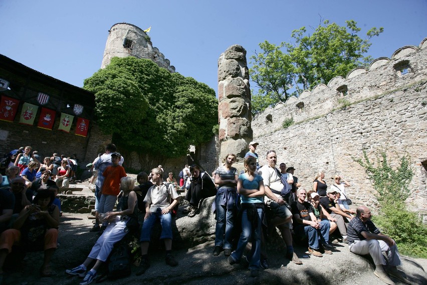 Zamek Chojnik to jedna z największych atrakcji turystycznych...