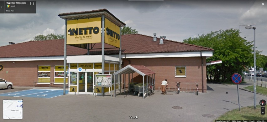 Wyszli na zakupy w Wągrowcu, a oni robili im zdjęcia. Kogo przyłapały kamery Google Street View?