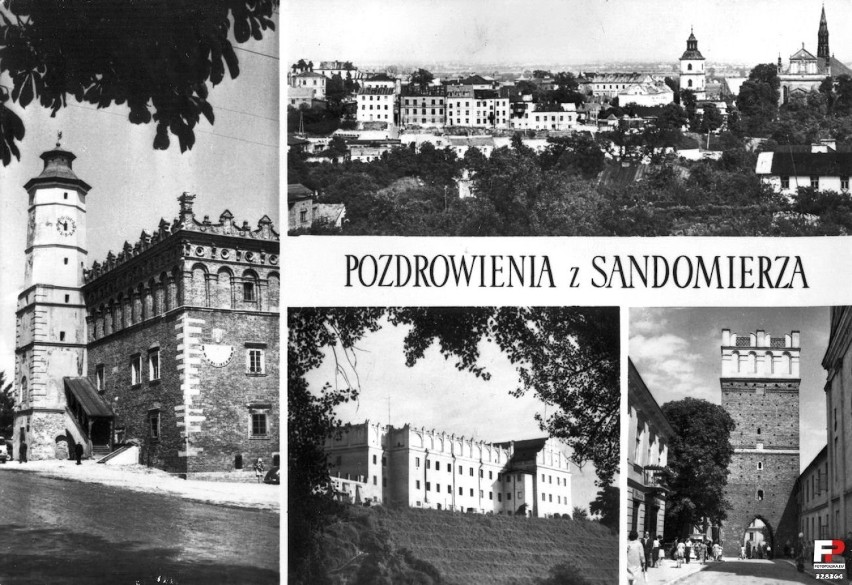 Lata 1960-1965 , Sandomierz. "Renesansowy ratusz. Widok...