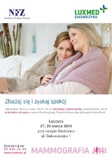 Mieszkanki Łęczycy 27 i 28 marca będą mogły skorzystać z bezpłatnej mammografii 