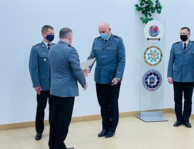 We wtorek, 22 marca mł. insp. Paweł Bartoszewski objął stanowisko Pierwszego Zastępcy Komendanta Powiatowego Policji w Brodnicy (trzeci od lewej)