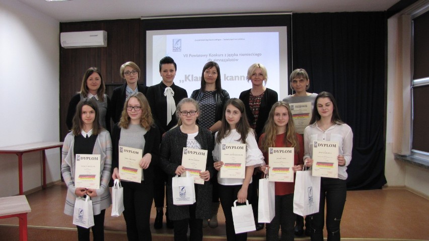 Uczennice z Ciasnej najlepsze w Powiatowym Konkursie Języka Niemieckiego dla Gimnazjalistów 
