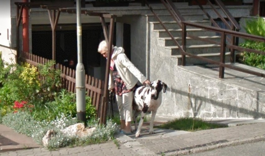 Kogo przyłapały kamery Google Street View na Piaskowej Górze...