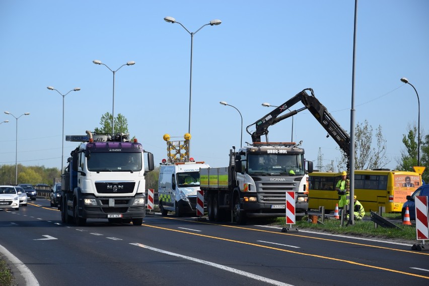 Węzeł Giszowiec na DK86 w Katowicach. Pod koniec kwietnia w...