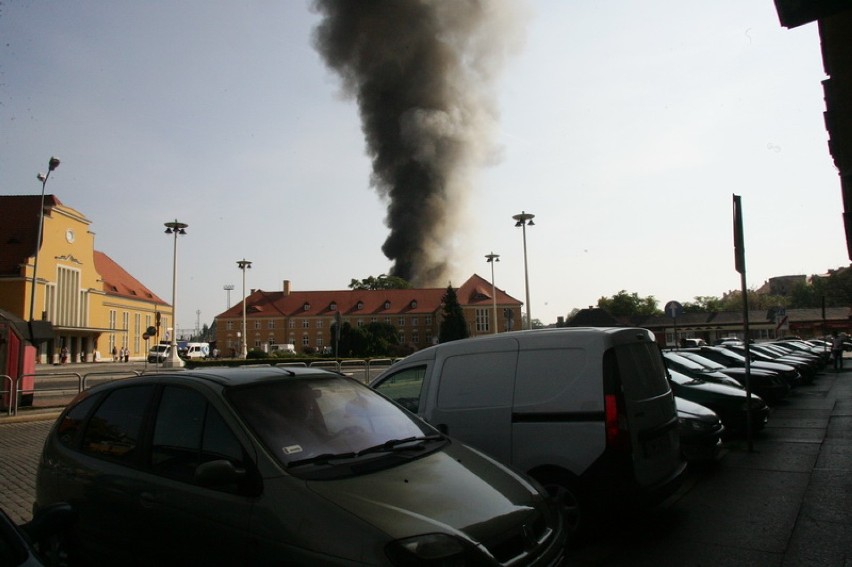 Ogromny pożar w Legnicy (ZDJĘCIA)