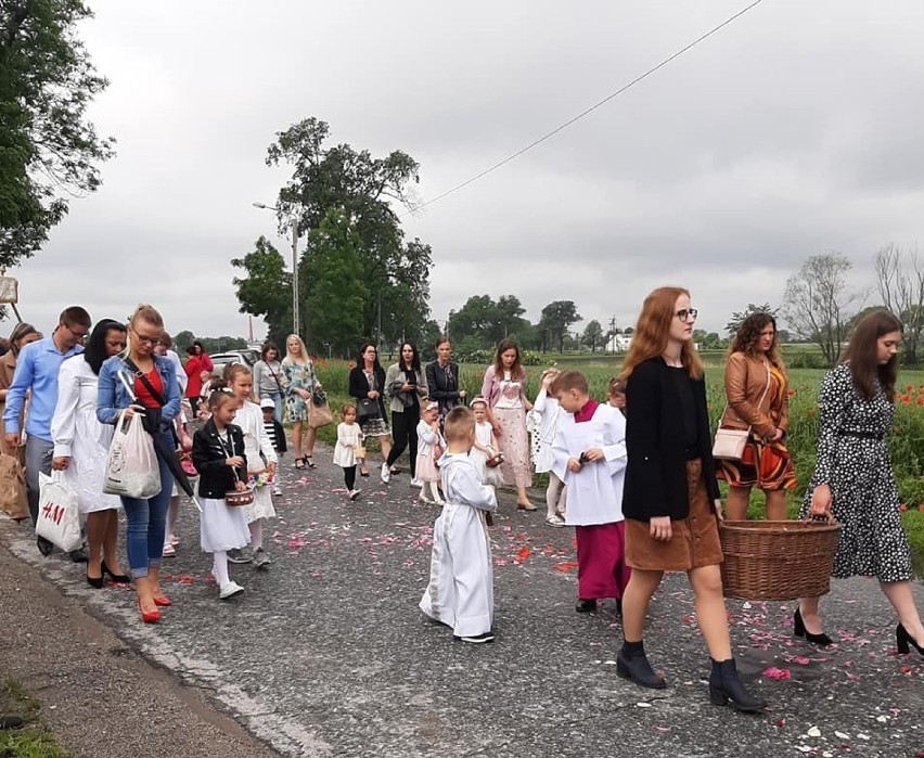 Procesja Bożego Ciała w Ostrowie koło Gniewkowa