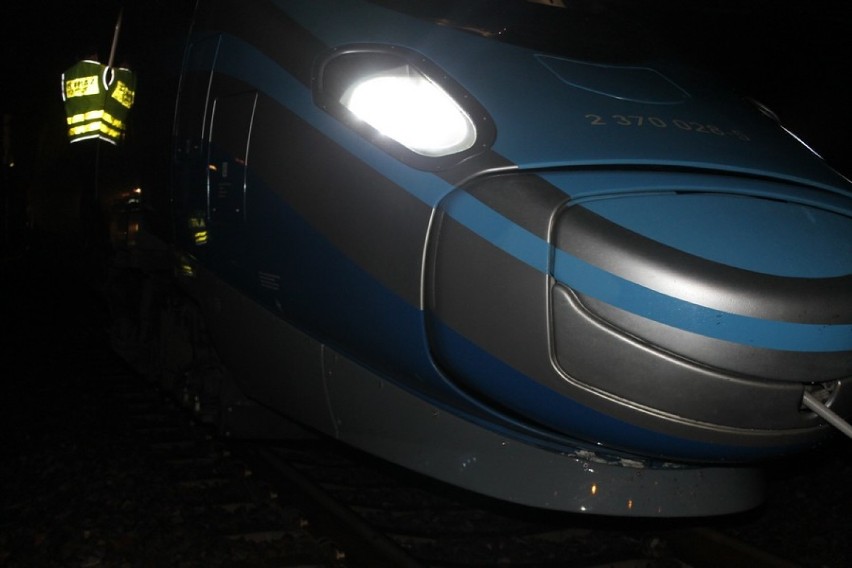 Wypadek Pendolino w Lublińcu. Nie żyje mężczyzna